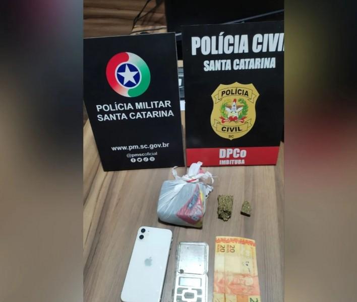 Imbituba: investigado é preso após ter mandado de busca e apreensão cumprido