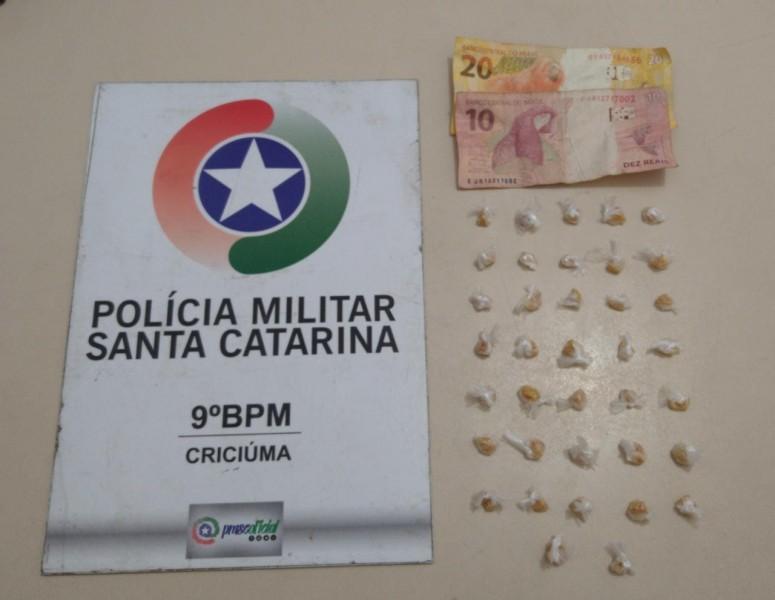 Adolescente de 16 anos é apreendido por tráfico de drogas no Cristo Redentor