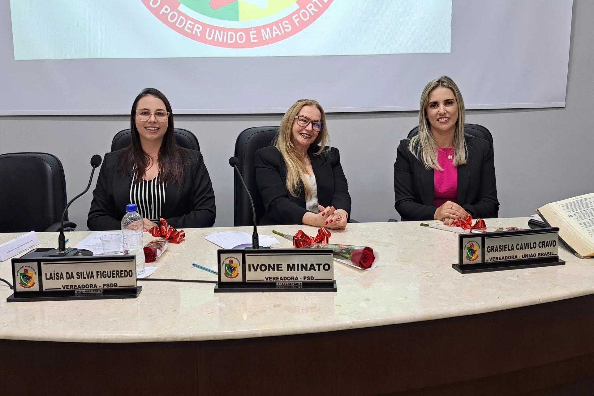 Representatividade feminina marca a Sessão Ordinária da Câmara de Forquilhinha