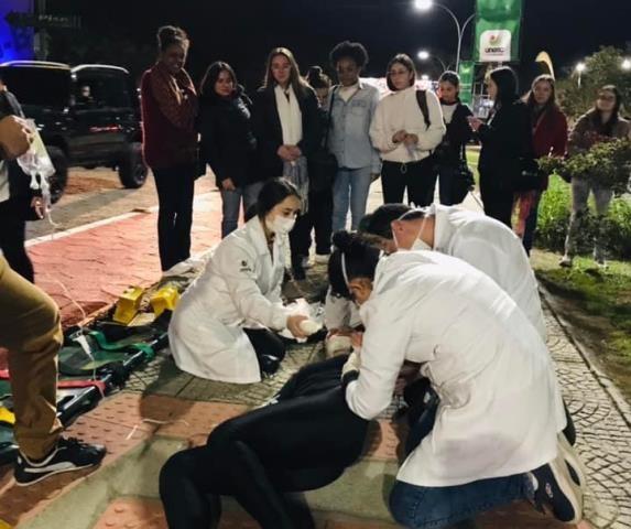 Enfermagem da Unesc realiza 13ª edição do simulado de atendimento pré-hospitalar