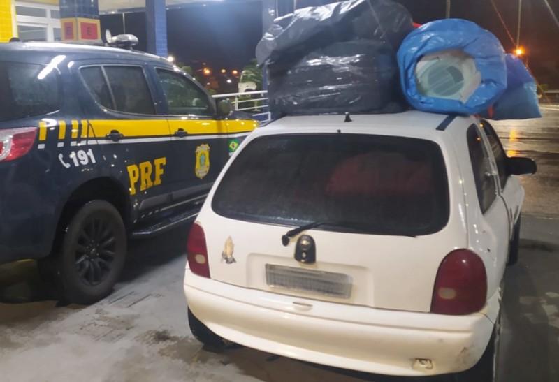 Carro furtado há mais de um mês em Criciúma é recuperado na BR-101 