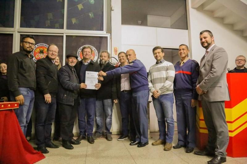Convênio garante construção de nova etapa da sede dos Bombeiros