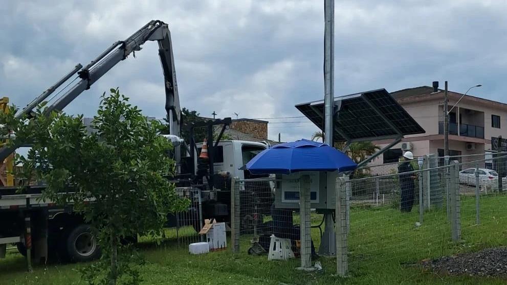 Siderópolis conclui implantação da primeira estação hidrometeorológica urbana