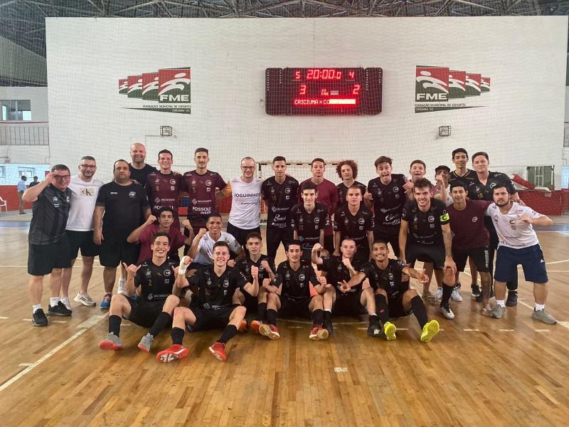 Futsal masculino de Criciúma garante vaga na final dos Joguinhos Abertos