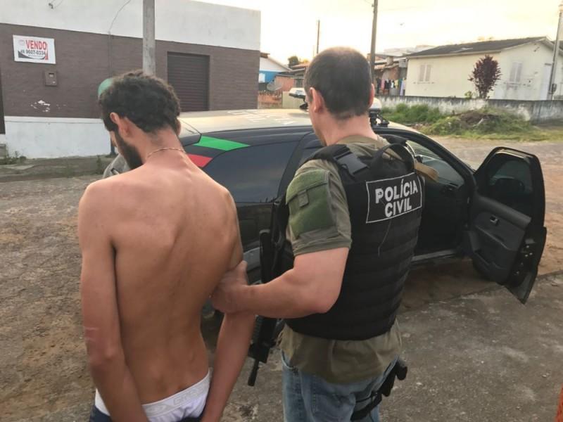 Jovem acusado de praticar roubos contra taxistas é detido 