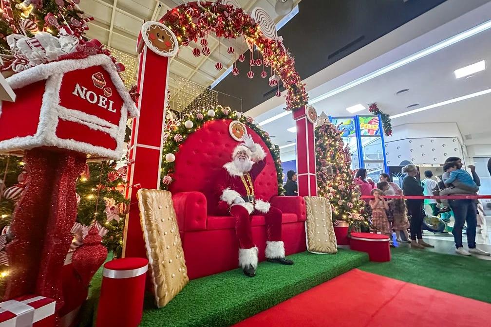 Em dezembro, Criciúma Shopping amplia horários do Papai Noel