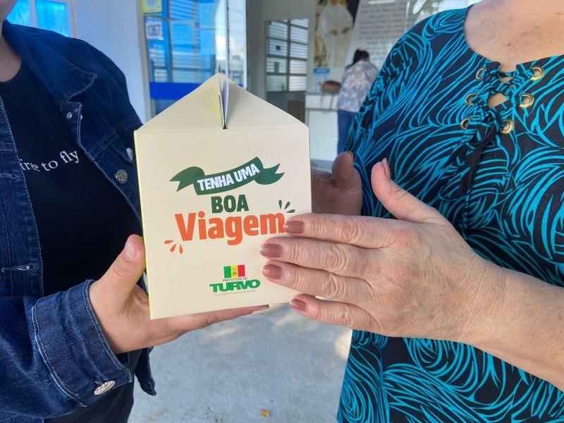 Prefeitura de Turvo entrega kits de alimentação a pacientes em tratamento fora do município