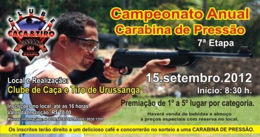 Sábado para testar a pontaria em Urussanga