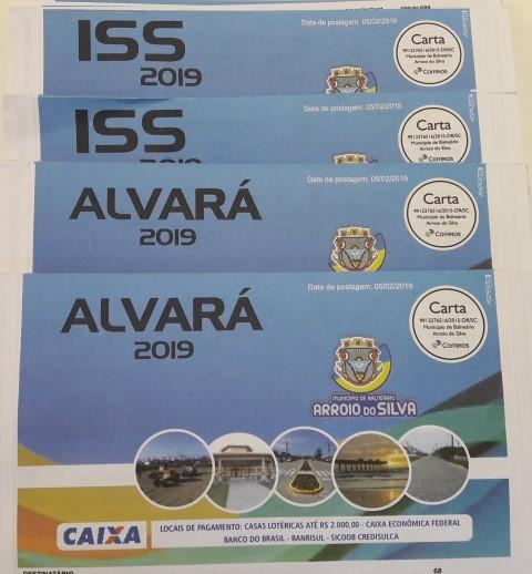Balneário Arroio do Silva: carnês do Alvará e ISS estão à disposição