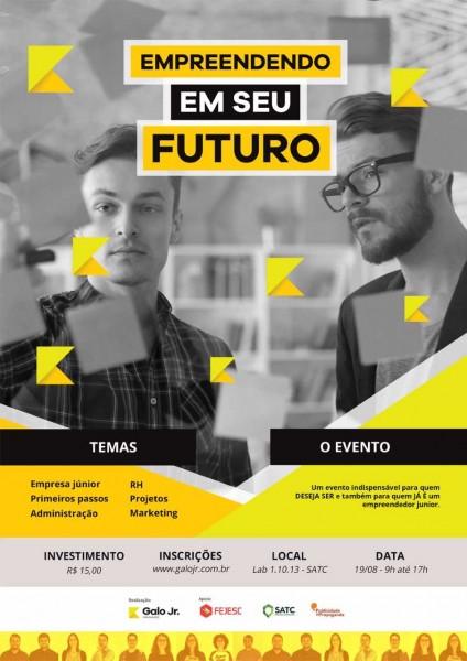 Empresa júnior da Satc realiza evento de empreendedorismo