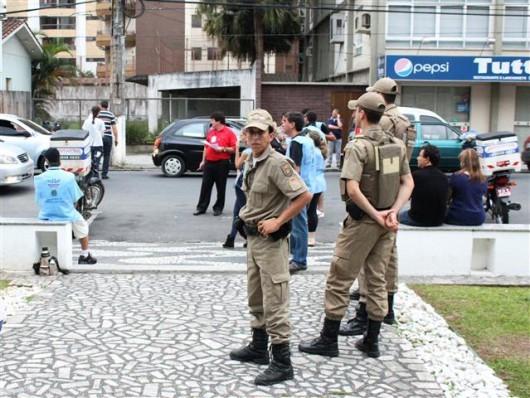 PM reforça policiamento na véspera e no dia das eleições em Criciúma