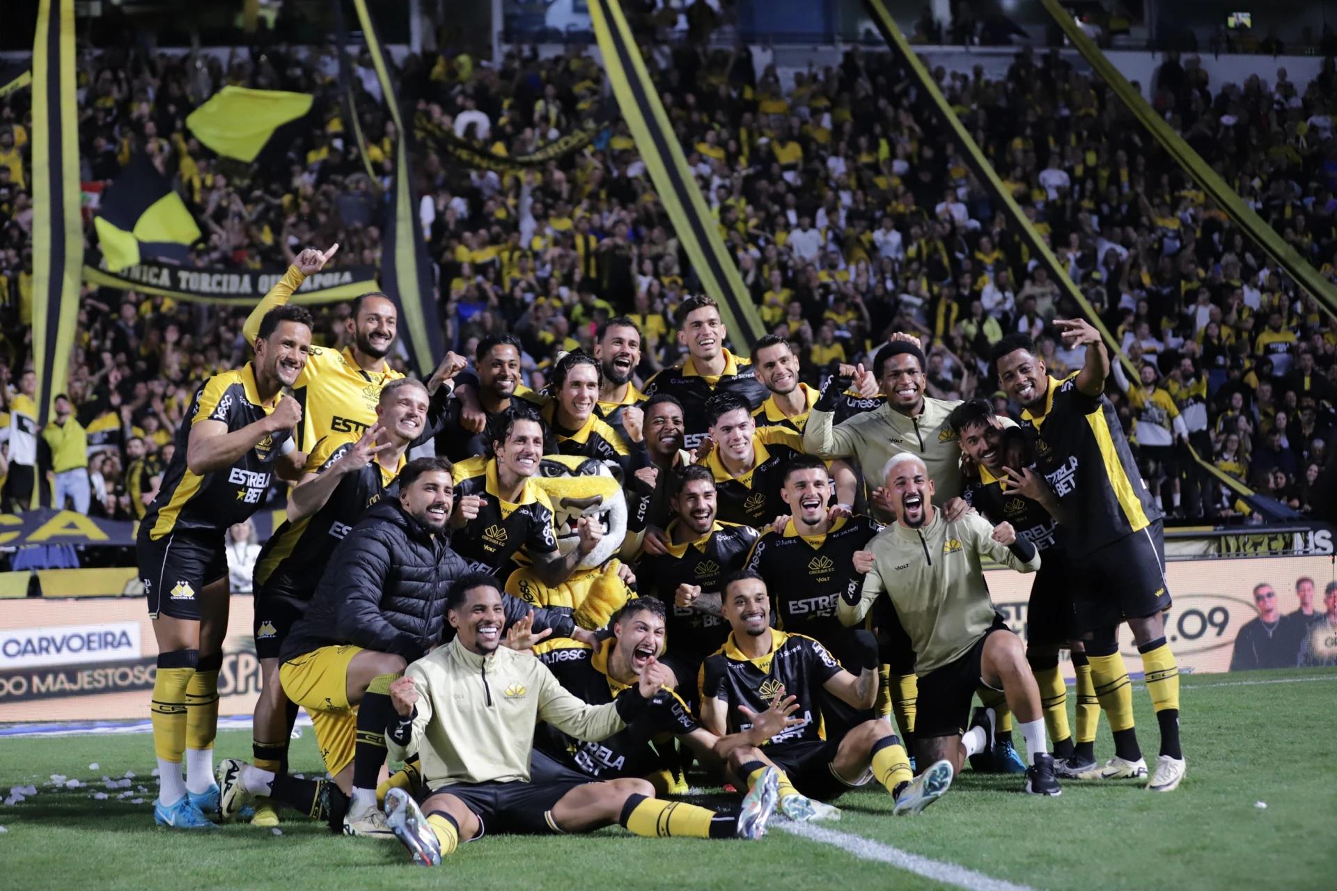 Criciúma atinge 500 ingressos vendidos para o jogo contra o Goiás
