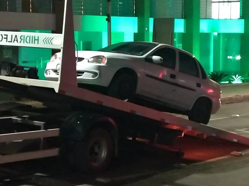 Ocorrência de furto de carro movimenta viaturas da PM no Centro de Criciúma