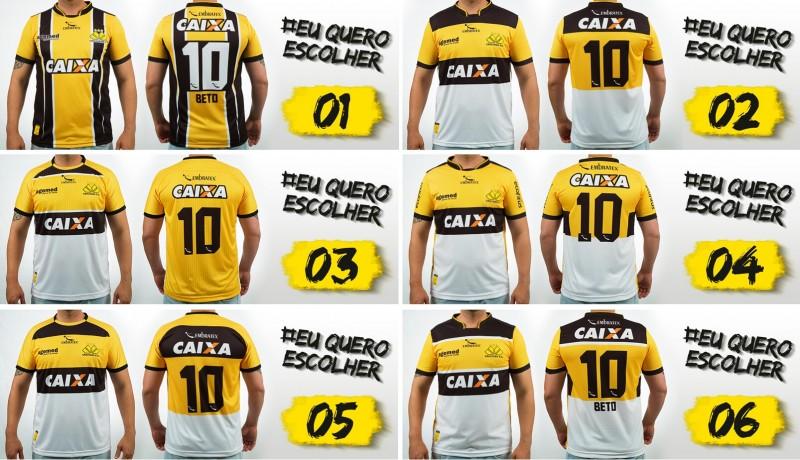 Tigre abre votação para escolha do novo uniforme