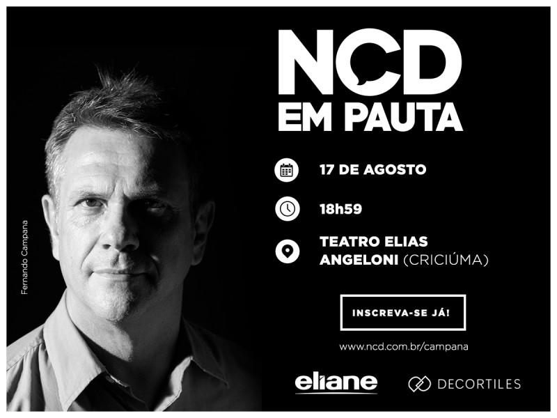 Referência no design nacional, Fernando Campana palestra em Criciúma 