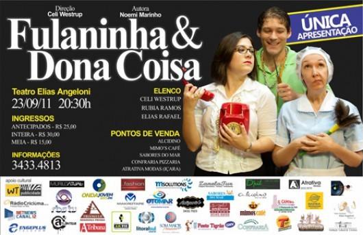 Fulaninha e Dona Coisa de volta ao Teatro Elias Angeloni
