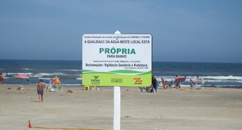 Chuvas continuam impactando a balneabilidade das praias no Estado