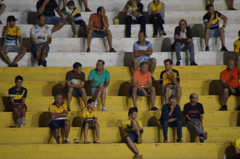 Pouco mais de 1,5 mil torcedores compareceram ao Majestoso