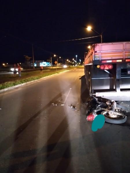 Motociclista morre após colisão com caminhão em Araranguá