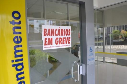 Greve dos bancários: apenas uma agência aberta em Crciúma