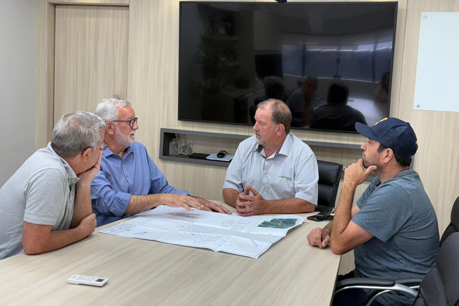 Prefeito articula fornecimento de energia para nova área industrial em Cocal do Sul