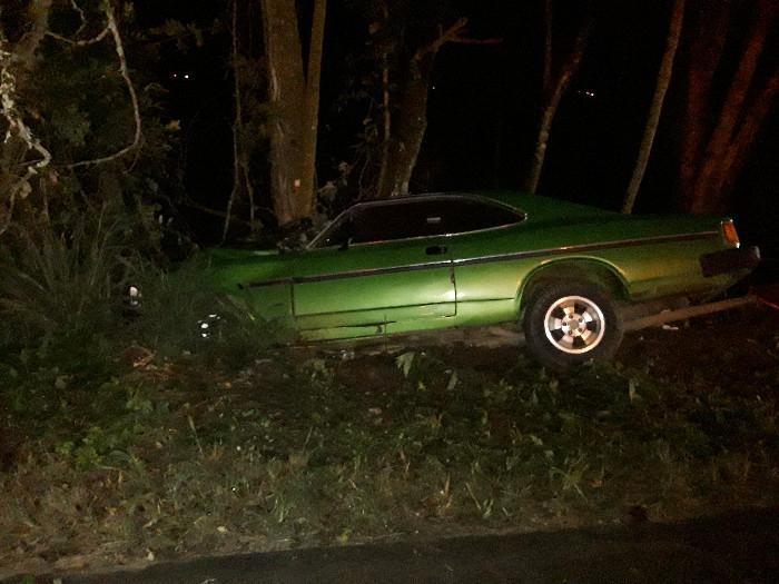 Jovem é encontrado inconsciente após colisão na SC-370
