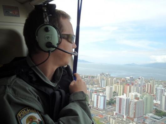 PRF utilizou helicóptero para auxiliar na operação Fim de Ano
