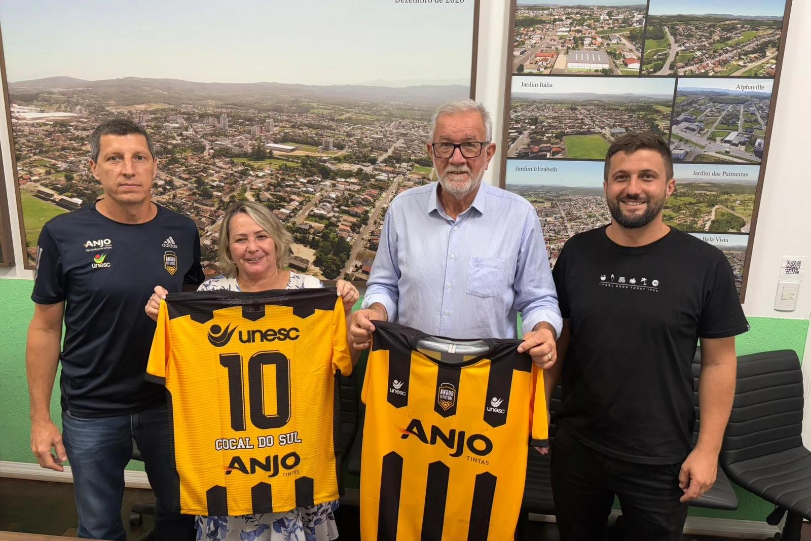 Cocal do Sul renova parceria com Anjos do Futsal para 2025