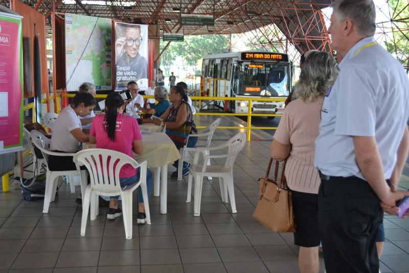 Sesc Saúde oferece serviços gratuitos à população no Terminal Central