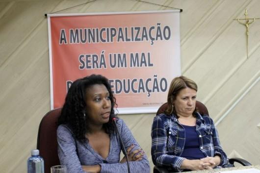 Representantes do Sinte vão à Câmara de Vereadores debater a municipalização do ensino