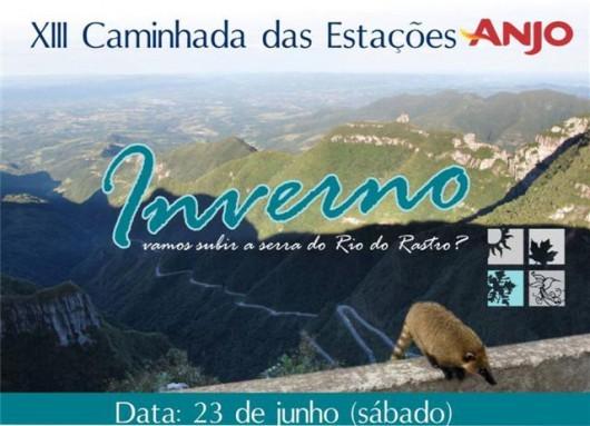 Caminhada de Inverno Anjo prevê subida da Serra do Rio do Rastro a pé