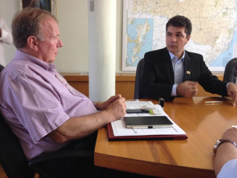 Melhoria para a Rodovia Jorge Lacerda é pauta em reunião com o Deinfra