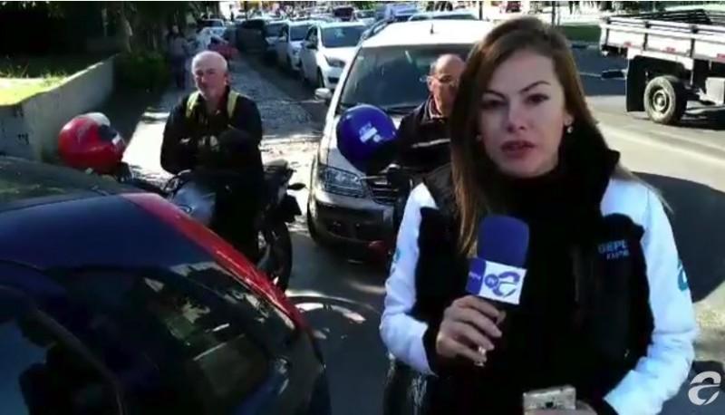 Gasolina quase no fim em Criciúma