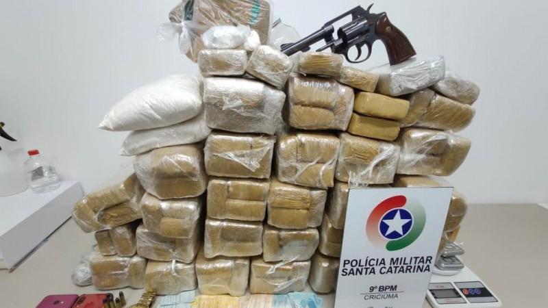 Balanço aponta mais de 170 kg de drogas apreendidos na área do 9º BPM