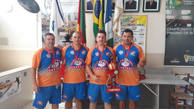 Criciumenses conquistam terceiro lugar em torneio de bocha no RS