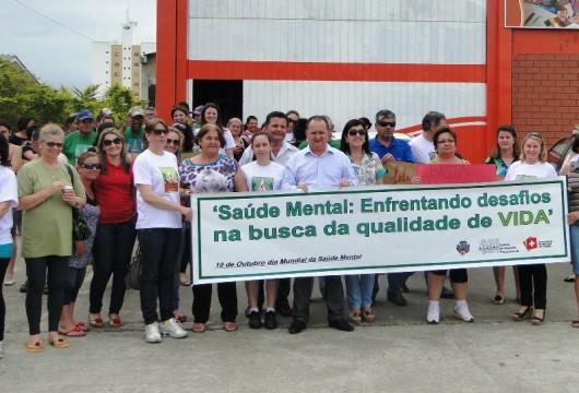 Dia Mundial da Saúde Mental lembrado em Içara e Urussanga