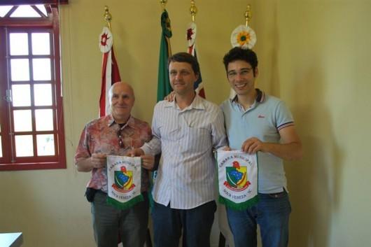 Visita italiana na Câmara de Nova Veneza
