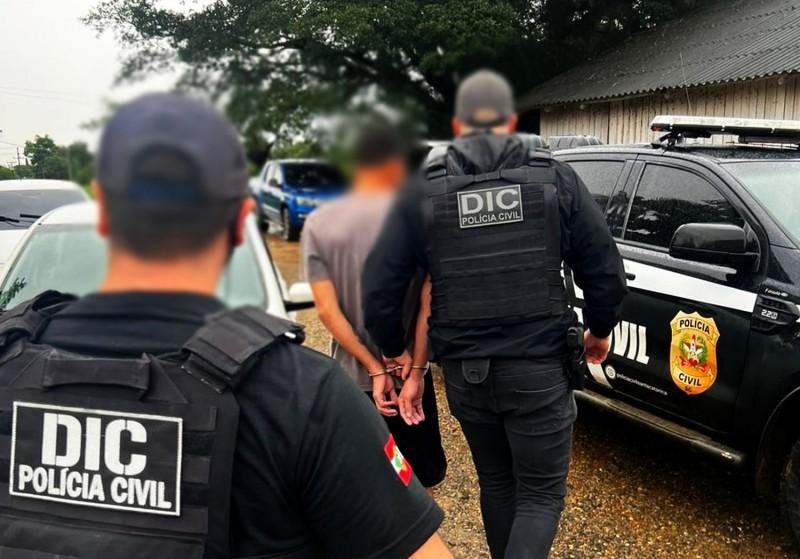 Operação prende suspeito de assalto em padaria de Criciúma