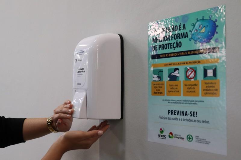 Unesc aplica protocolos de biossegurança para realização de concursos no campus  