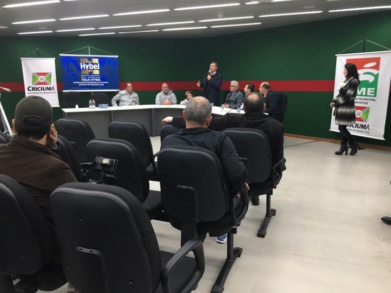 Campeonato Municipal é lançado em evento na Prefeitura