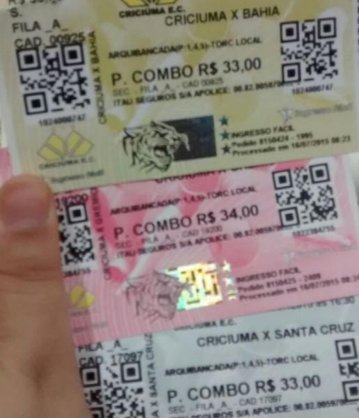 Criciúma lança promoção para os três próximos jogos
