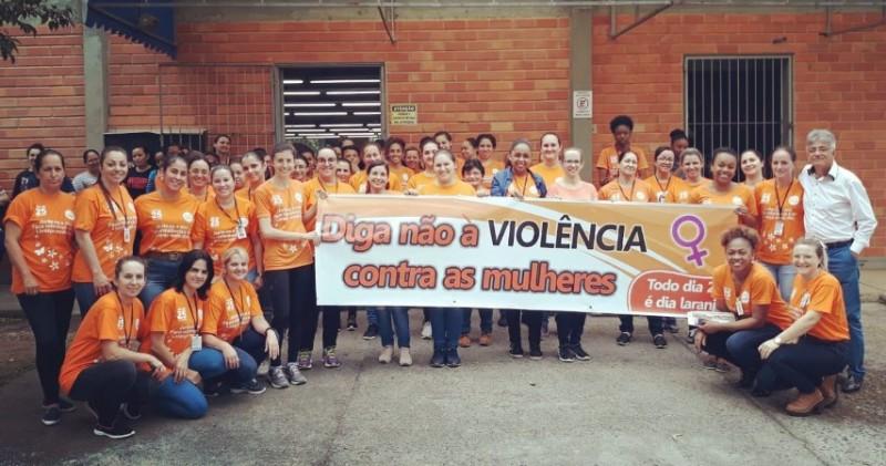 Paço Municipal participa do projeto de Combate à Violência Contra a Mulher
