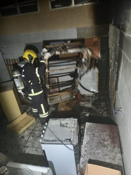 Bombeiros combatem princípio de incêndio em Balneário Rincão
