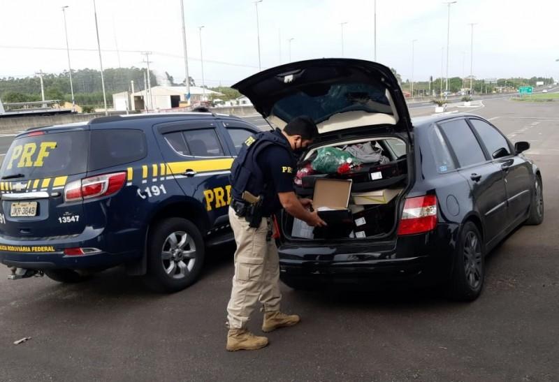 Ladrão é preso enquanto transportava objetos furtados na BR-101