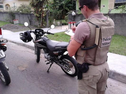 Operação Varredura apreende motocicletas irregulares em Criciúma