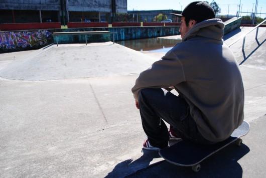 Pista de skate abandonada