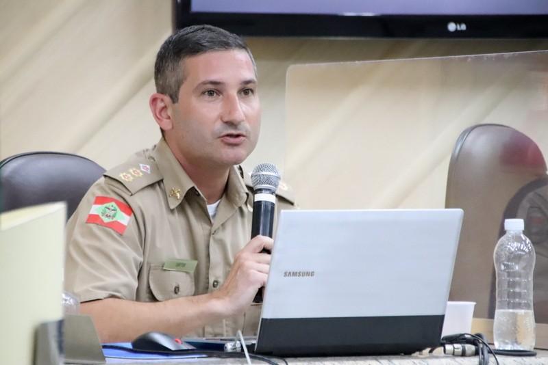 Sandi Muris de Medeiros Sartor é apresentado no Legislativo como futuro comandante do 9º BPM