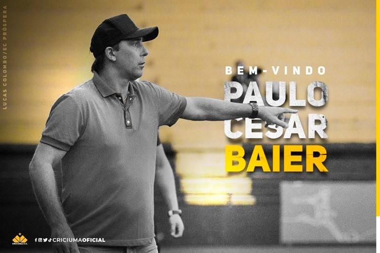 Por que  o Criciúma segurou o anúncio de Baier?