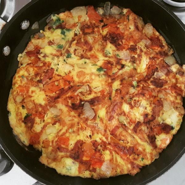 Omelete de Linguiça