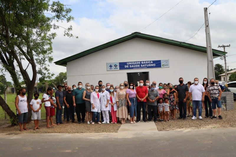 Governo de Forquilhinha entrega UBS do bairro Saturno
